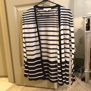 Loft Black and White Cardigan